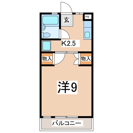 郡山駅 バス16分  開成二丁目前下車：停歩3分 1階の物件間取画像